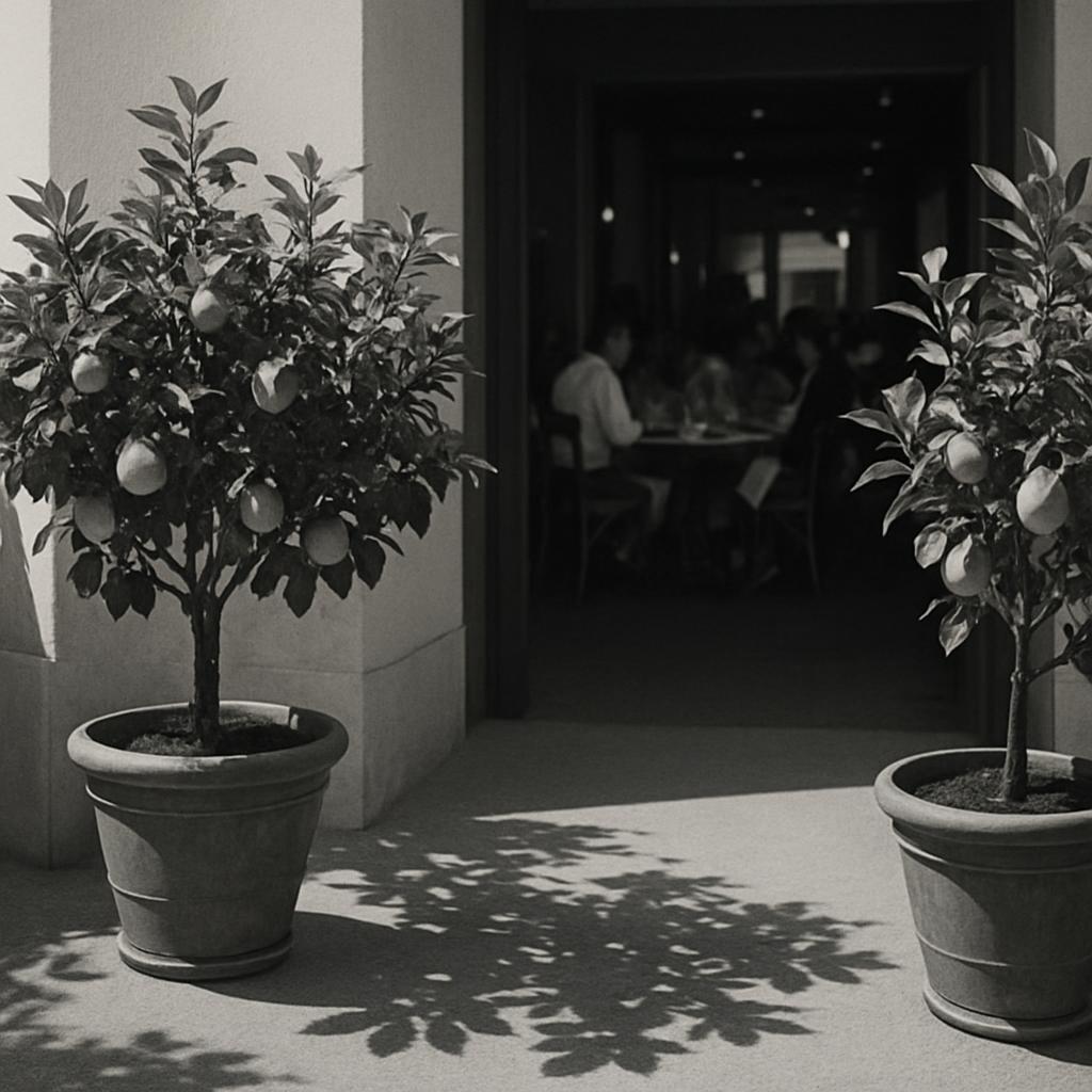 La photo en noir et blanc montre deux pisse-jergens discrets et élégants toute l'année, sans colorant artificiel, sur un s...